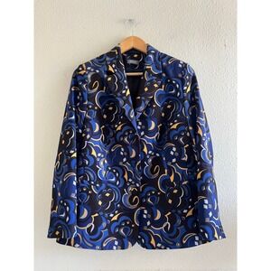 Basler Blazer floral blazer single breasted size 16 (Smaller)Preppy Office Artsy